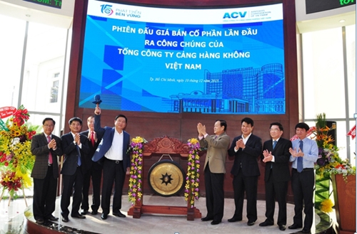 Tổng công ty Cảng hàng không Việt Nam bán đấu giá cổ phần lần đầu ra công chúng