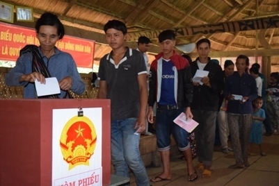 Kon Tum 3 huyện bầu cử sớm đã hoàn thành tốt công tác bầu cử
