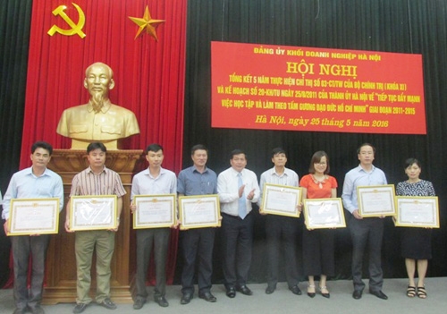 Đảng ủy Khối Doanh nghiệp Hà Nội tổng kết 5 năm thực hiện Chỉ thị số 03-CT TW của Bộ Chính trị