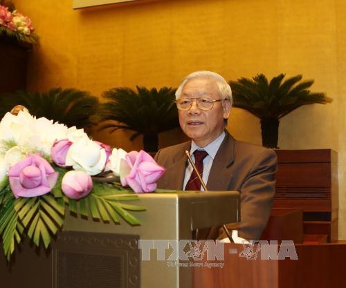Tổng Bí thư Nguyễn Phú Trọng Thành công của cuộc bầu cử khẳng định quyền làm chủ của nhân dân và tinh thần đoàn kết dân tộc