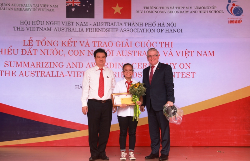 Trao giải cuộc thi “Tìm hiểu đất nước con người Việt Nam – Australia”