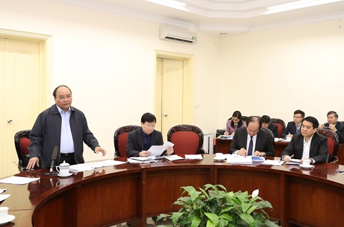 Thủ tướng Nguyễn Xuân Phúc chỉ đạo các giải pháp chống ùn tắc giao thông trên địa bàn TP Hà Nội