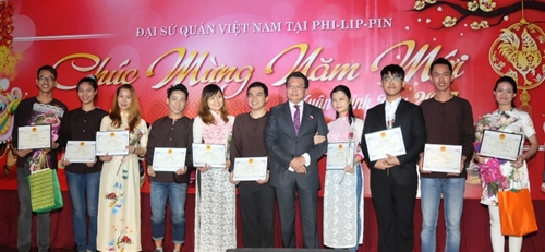Đại sứ quán Việt Nam tại Philippines tổ chức Tết Cộng đồng đón Xuân Đinh Dậu