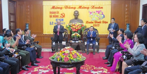 Thủ tướng Nguyễn Xuân Phúc thăm, chúc Tết Đảng bộ, chính quyền và nhân dân thành phố Đà Nẵng