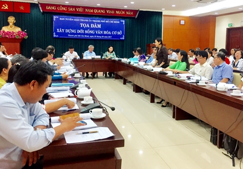 Ban Tuyên giáo Thành ủy TP Hồ Chí Minh tọa đàm xây dựng đời sống văn hoá cơ sở