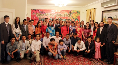 Đại sứ quán Việt Nam tại Vê-nê-xu-ê-la tổ chức Tết cổ truyền dân tộc