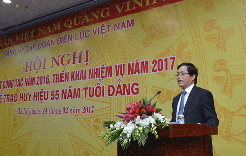 EVN tổng kết công tác năm 2016 và triển khai nhiệm vụ năm 2017