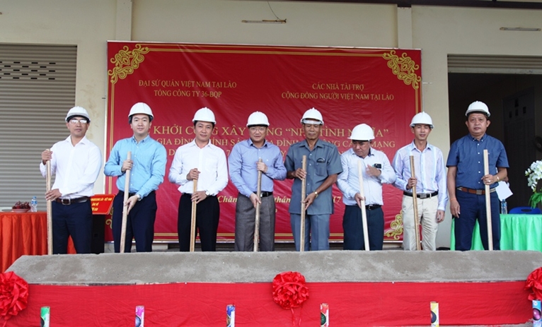 Khởi công Dự án xây dựng nhà tình nghĩa tại Lào