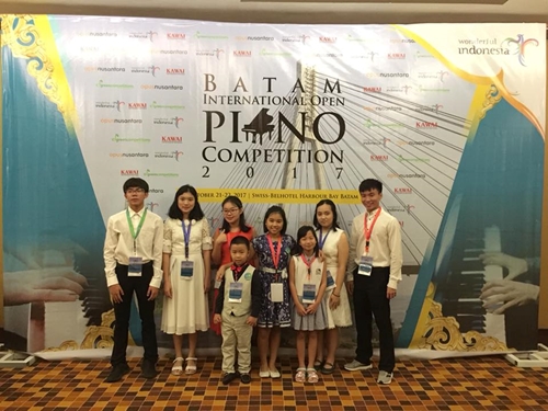 Lên đường tham dự Batam Piano International Open Competition 2017