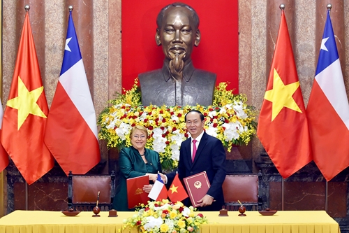 Chi-lê coi Việt Nam là một đối tác quan trọng ở khu vực châu Á – Thái Bình Dương