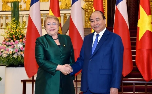 Thủ tướng Nguyễn Xuân Phúc Việt Nam và Chile cần đẩy mạnh giao lưu thương mại