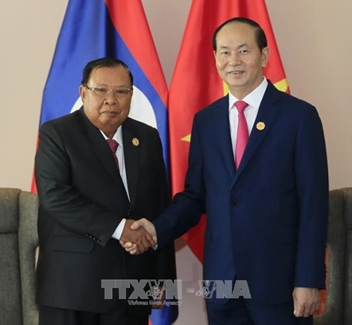 Chủ tịch nước Trần Đại Quang tiếp Tổng Bí thư, Chủ tịch nước Lào; Thủ tướng Campuchia; Tổng thống Hàn Quốc