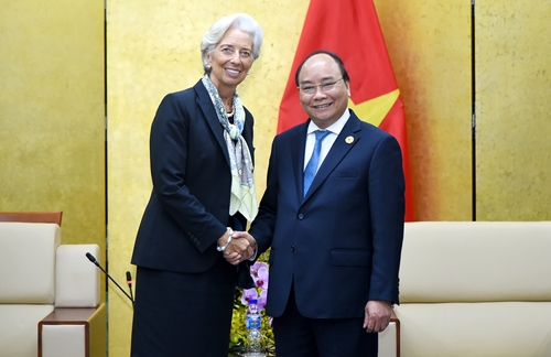 Thủ tướng Nguyễn Xuân Phúc tiếp khách bên lề APEC 2017