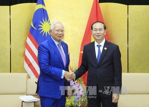 Chủ tịch nước Trần Đại Quang gặp song phương lãnh đạo các nền kinh tế APEC