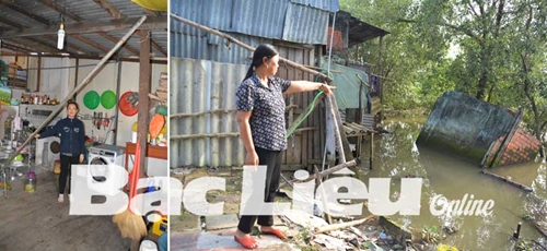 Người dân bất an với nạn sạt lở đất ở tuyến kênh xáng Bạc Liêu - Cà Mau