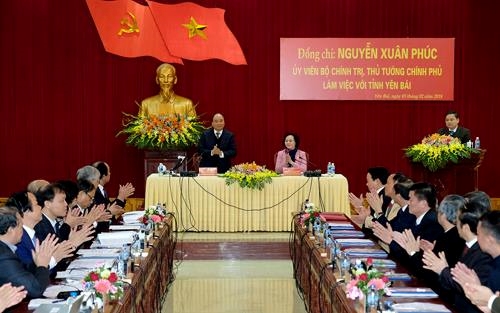 Thủ tướng Nguyễn Xuân Phúc thăm và làm việc tại Yên Bái