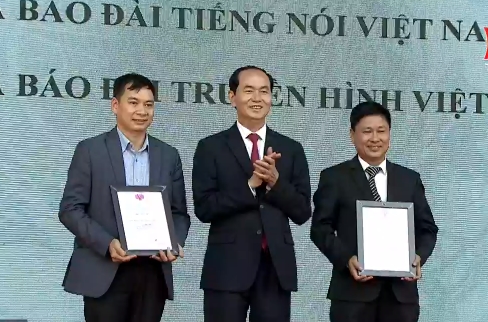 Chủ tịch nước Trần Đại Quang dự Lễ bế mạc Hội Báo toàn quốc 2018