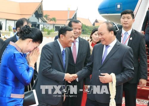 Thủ tướng Nguyễn Xuân Phúc bắt đầu chương trình tham dự Hội nghị cấp cao Ủy hội sông Mekong quốc tế lần thứ 3