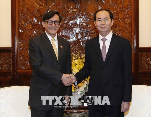Chủ tịch nước Trần Đại Quang tiếp Đại sứ Thái Lan chào kết thúc nhiệm kỳ