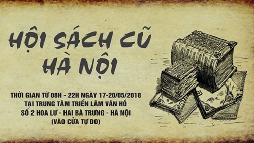 Hội sách cũ Hà Nội tháng 5 2018