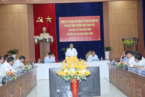Quảng Nam cần tăng cường trách nhiệm người đứng đầu trong thực hiện cải cách hành chính