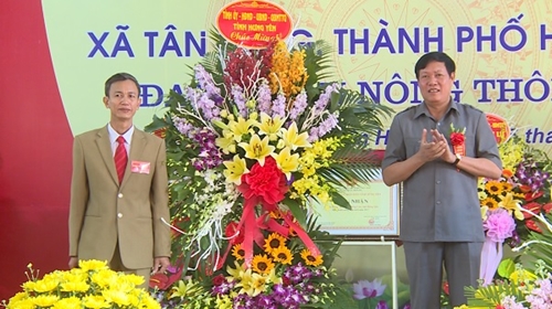 Xã Tân Hưng, Quảng Châu và Cửu Cao đón Bằng công nhận đạt chuẩn nông thôn mới