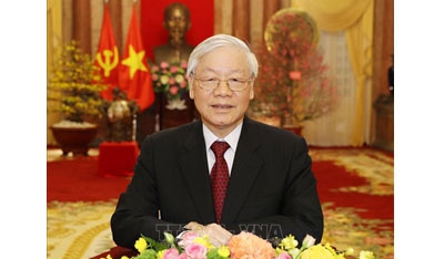 Lời chúc Tết của Tổng Bí thư, Chủ tịch nước Nguyễn Phú Trọng nhân dịp Xuân mới Kỷ Hợi 2019