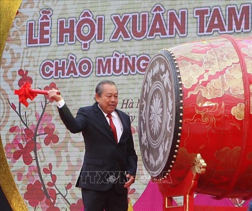 Phó Thủ tướng Trương Hòa Bình dự Lễ khai hội Chùa Tam Chúc