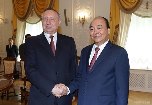 Thủ tướng Nguyễn Xuân Phúc thăm thành phố Saint Peterburg