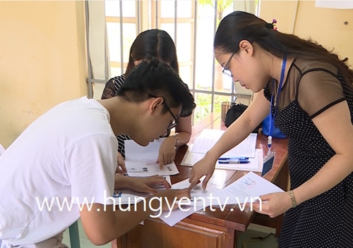 Hơn 12 400 thí sinh Hưng Yên làm thủ tục dự thi THPT Quốc gia 2019