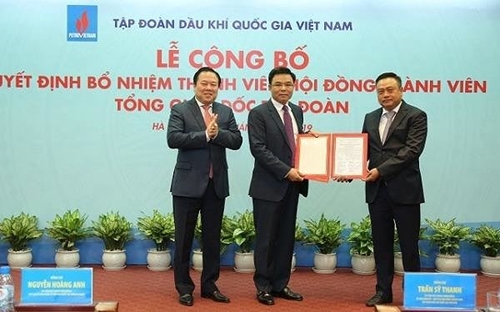 Đồng chí Lê Mạnh Hùng giữ chức Tổng giám đốc Tập đoàn Dầu khí Việt Nam
