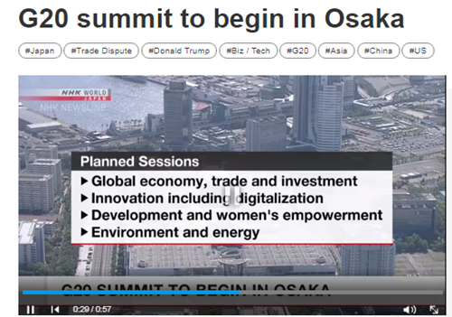 Hội nghị thượng đỉnh G20 chính thức khai mạc tại Osaka Nhật Bản