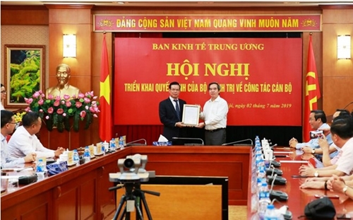 Đồng chí Triệu Tài Vinh được điều động làm Phó Trưởng Ban Kinh tế Trung ương