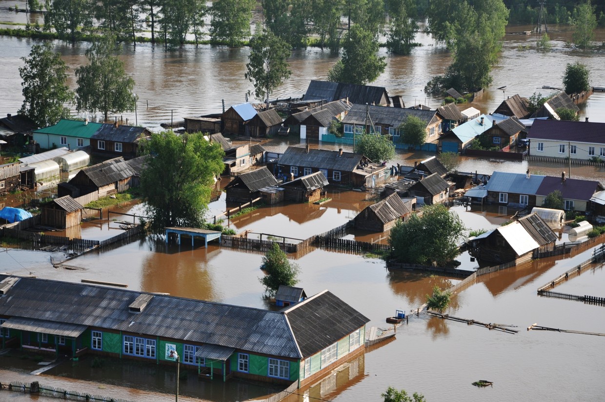 Hình ảnh ngập lụt ở Chương Mỹ Hà Nội như thể miền Trung mùa nước lũ