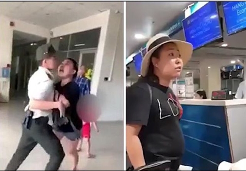 Cấm bay 1 năm nữ công an “mạt sát” nhân viên sân bay