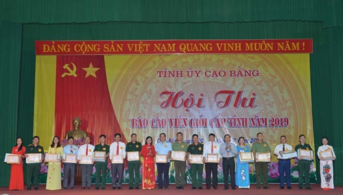 Sáng tạo trong tổ chức Hội thi Báo cáo viên giỏi tỉnh Cao Bằng