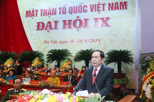 Đồng chí Trần Thanh Mẫn tái đắc cử Chủ tịch Ủy ban Trung ương MTTQ Việt Nam