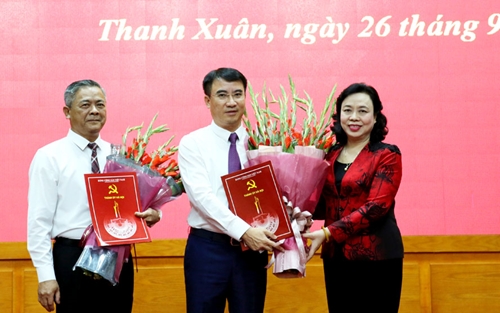 Hà Nội Quận ủy Thanh Xuân có Bí thư mới