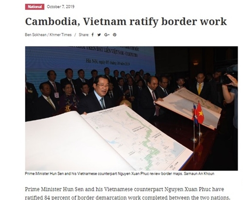 Truyền thông Campuchia đánh giá cao chuyến thăm của Thủ tướng Hun Sen