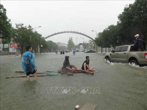 Ngập lụt nghiêm trọng tại Nghệ An