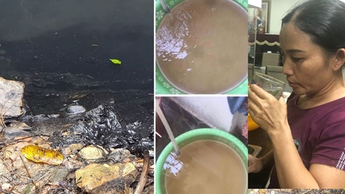 Khuyến cáo người dân không sử dụng nước Sông Đà nhiễm bẩn để nấu ăn, uống