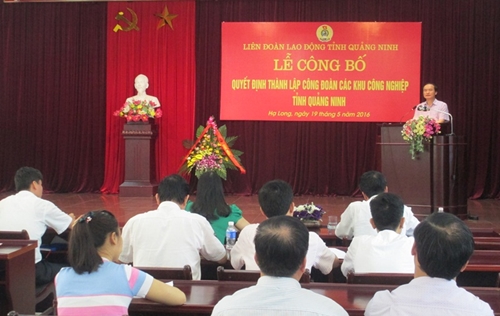 Quang Ninh sets up Labour Union for IZs