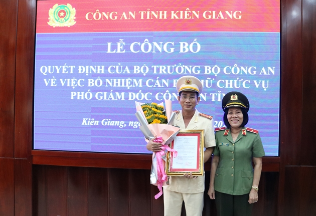 Kien Giang provincial Police has new Deputy Director