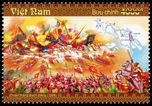 Special stamp collection on Bach Dang victory issued