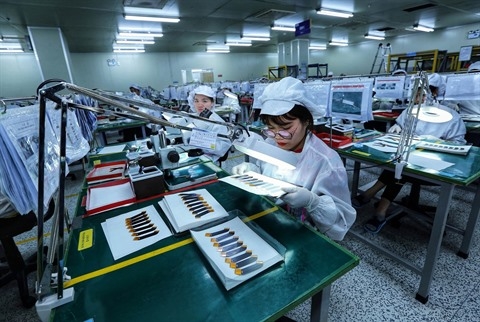 Production industrielle Bac Ninh occupe la première place