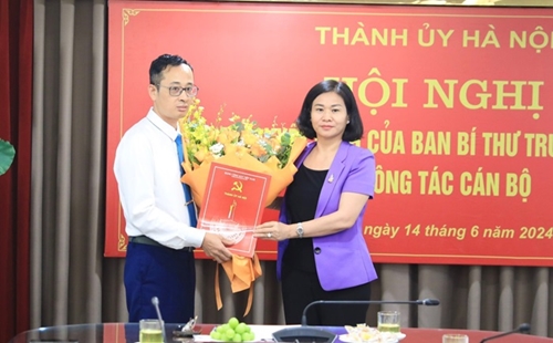 Hà Nội có Phó Chủ nhiệm Ủy ban Kiểm tra Thành ủy Hà Nội