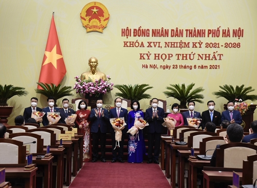 Hoàn thành bầu các chức danh lãnh đạo HĐND, UBND thành phố Hà Nội, nhiệm kỳ 2021-2026