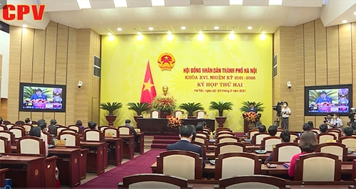 Kỳ họp thứ hai, HĐND TP Hà Nội Biểu quyết nhiều nội dung quan trọng