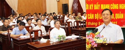 Hưng Yên Tổng kết thực hiện Nghị quyết số 42 – NQ TW và Nghị quyết số 11 – NQ TW của Bộ Chính trị khoá IX về công tác quy hoạch cán bộ