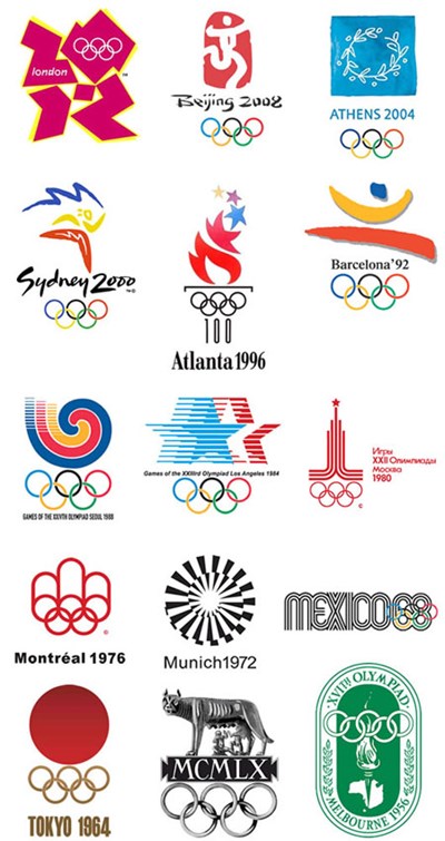 Thiết kế olympic logo đại diện cho sự hội nhập và cổ vũ